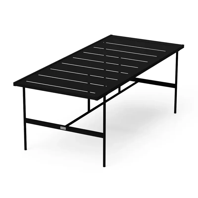 আউটডোর আয়তক্ষেত্রাকার ডাইনিং টেবিল